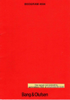 Bang & Olufsen - BeoGram_4004-Owners-Manual 